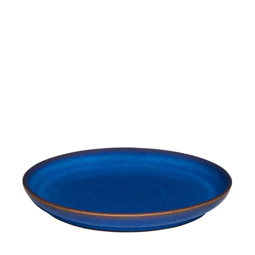 Denby Imperial Blue Medium Coupe Plate - 21cm