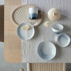 Denby Kiln 410ml Ridged Mug - Blue