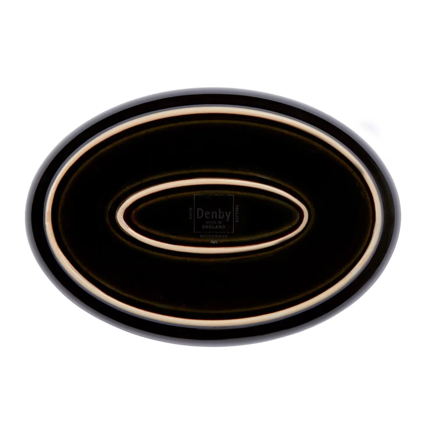 Denby Stoneware 27cm Medium Oval Tray - Halo