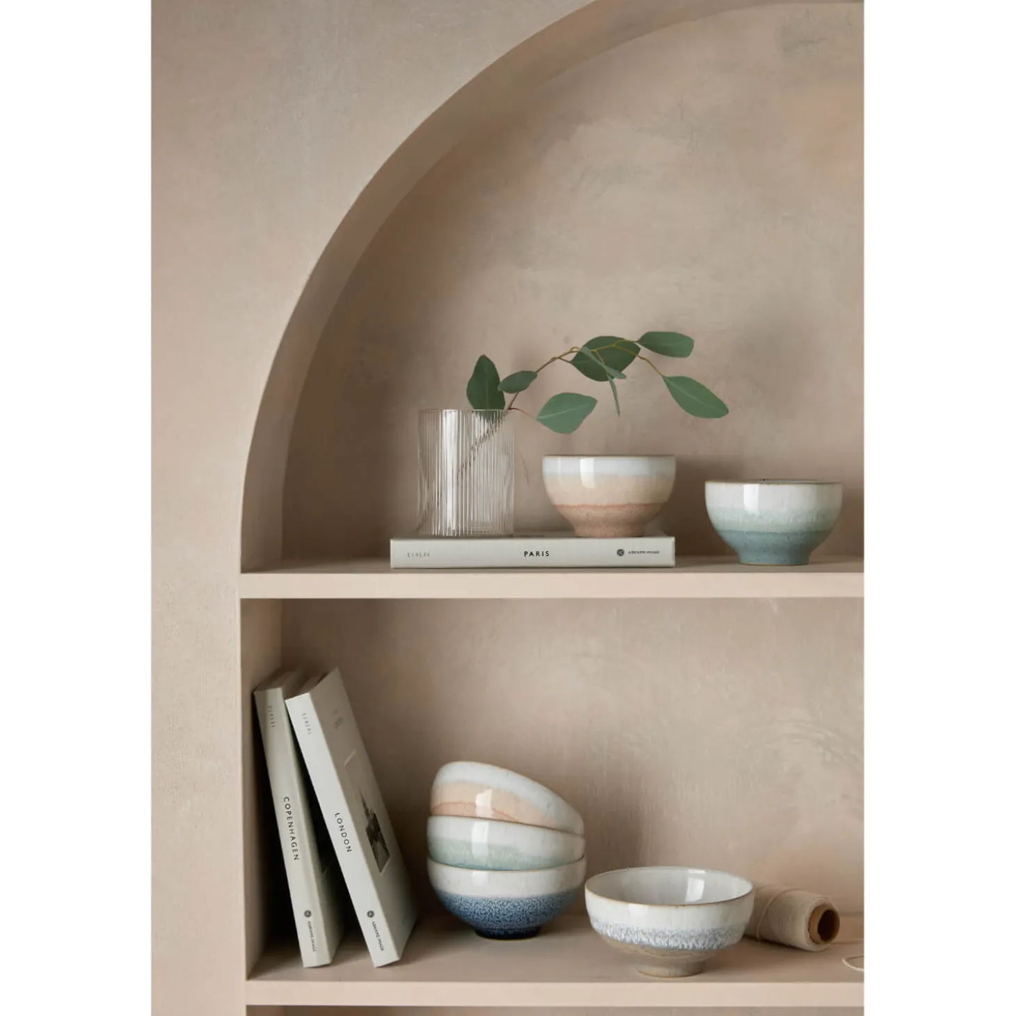 Denby Stoneware Kiln Accents 13cm Rice Bowl - Green
