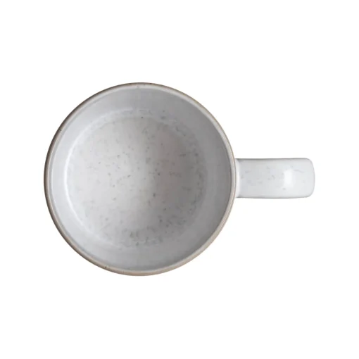 Denby Stoneware Kiln Accents 295ml Small Ridged Mug - Lemon