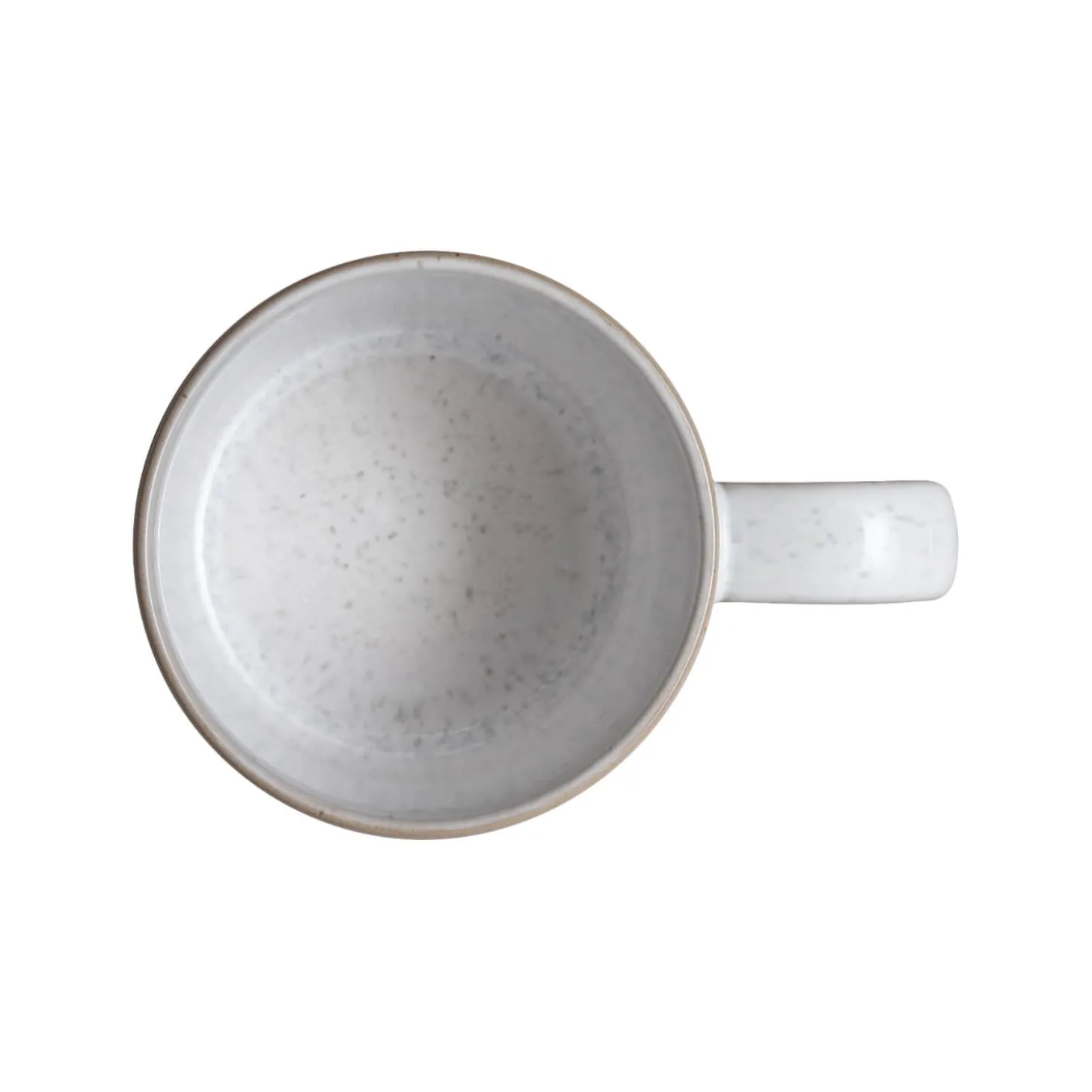 Denby Stoneware Kiln Accents 295ml Small Ridged Mug - Lemon