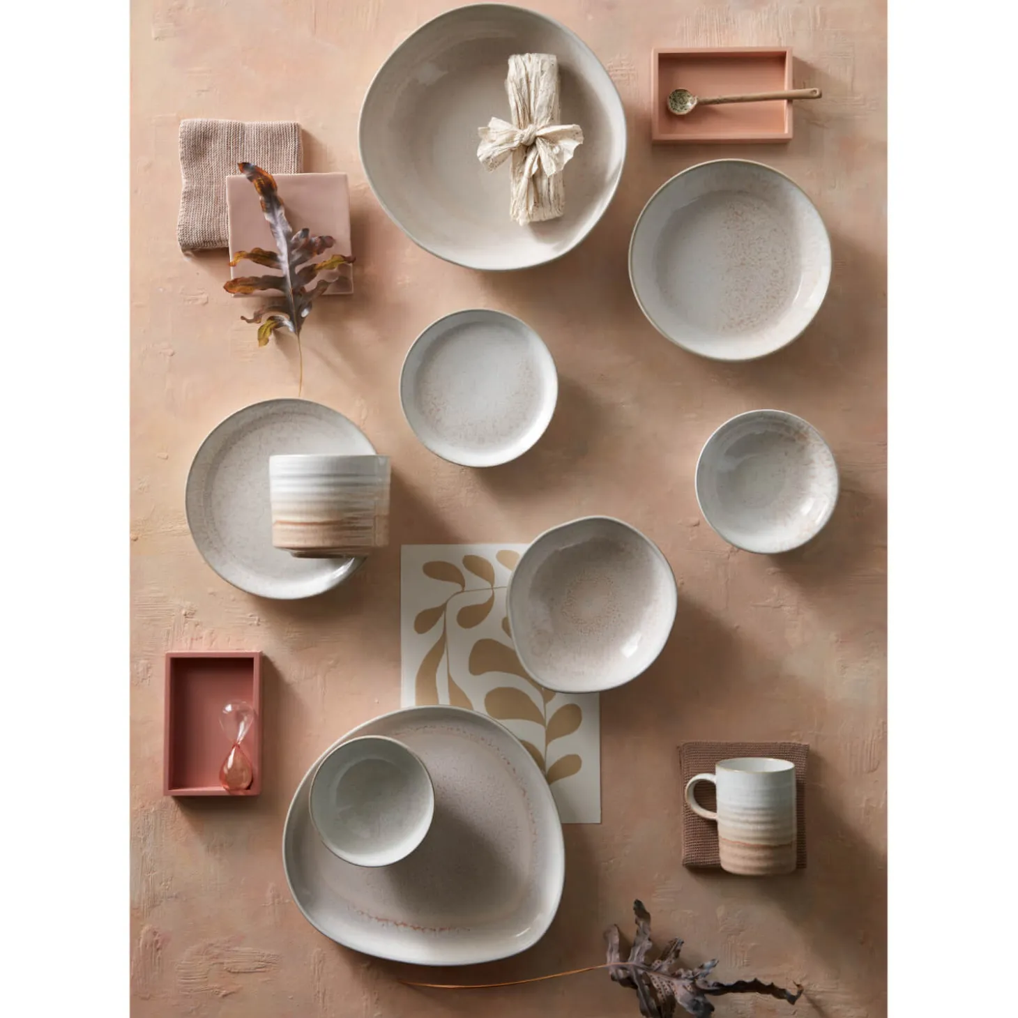 Denby Stoneware Kiln 17cm Small Plate - Coral