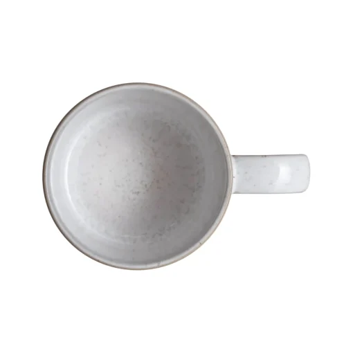 Denby Stoneware Kiln 295ml Small Ridged Mug - Coral