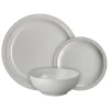 Denby Stoneware 12-Piece Dinnerware Set - Dove Grey