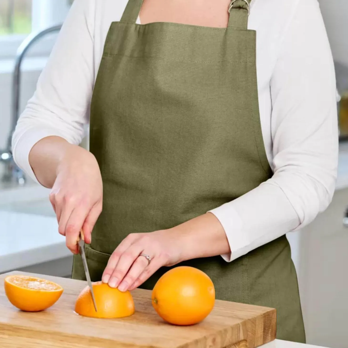 Dexam Love Colour Adult Apron - Olive Green