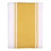 Dexam Love Colour Striped Cotton Tea Towel - Ochre