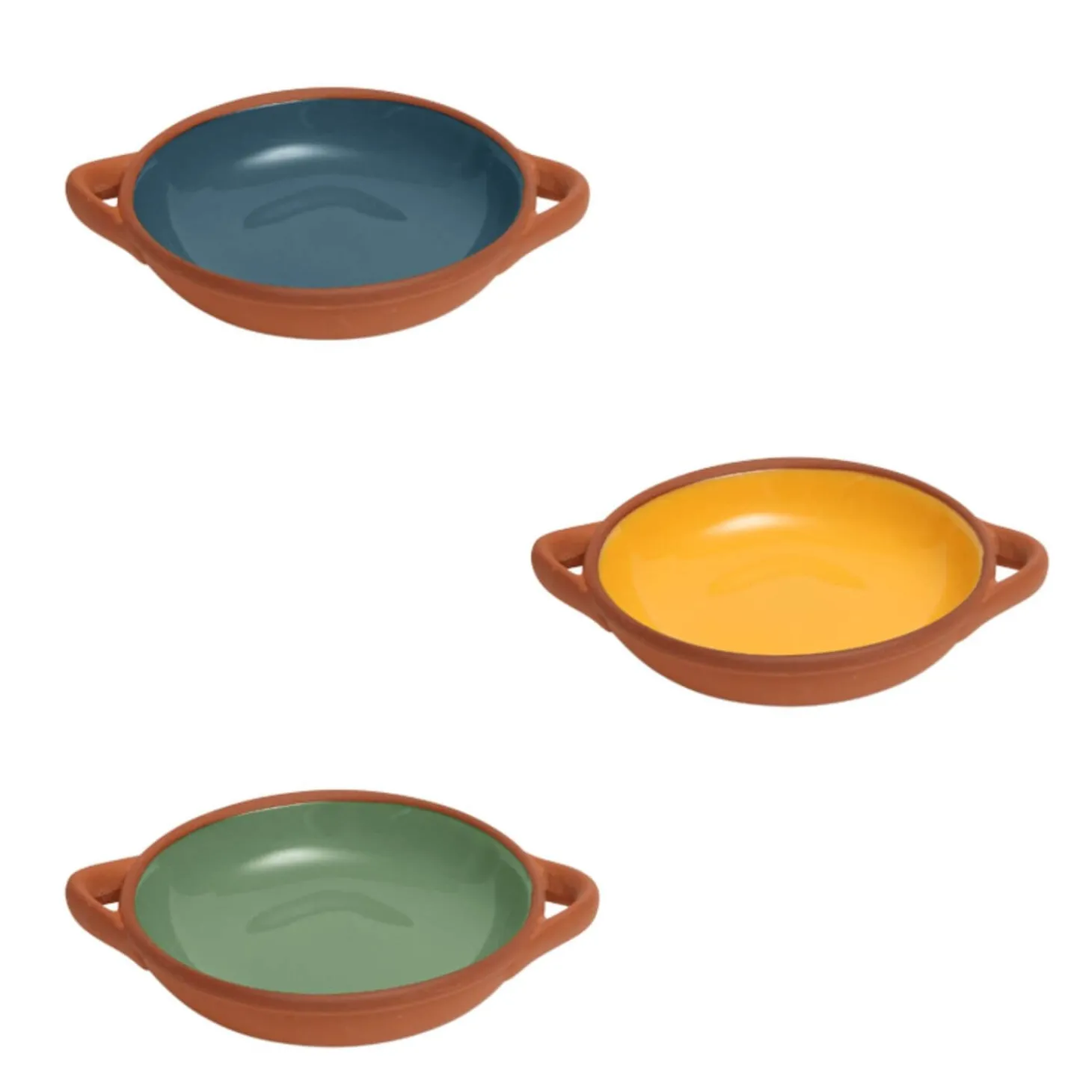 Dexam Sintra Small Glazed Terracotta Tapas Dish - Green