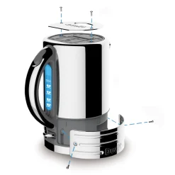 Dualit Architect 72926 1.5 Litre Jug Kettle - Grey & Stainless Steel