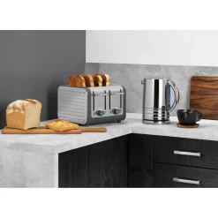 Dualit Architect 46526 4 Slot Toaster - Grey & Stainless Steel