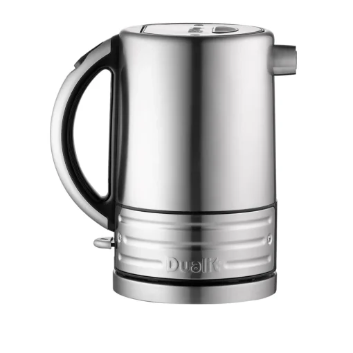 Dualit Architect 1.5 Litre Jug Kettle & 2 Slot Toaster Set - Black & Brushed Stainless Steel