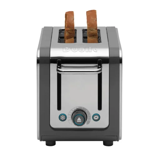 Dualit Architect 1.5 Litre Jug Kettle & 2-Slice Toaster Set - Grey & Stainless Steel