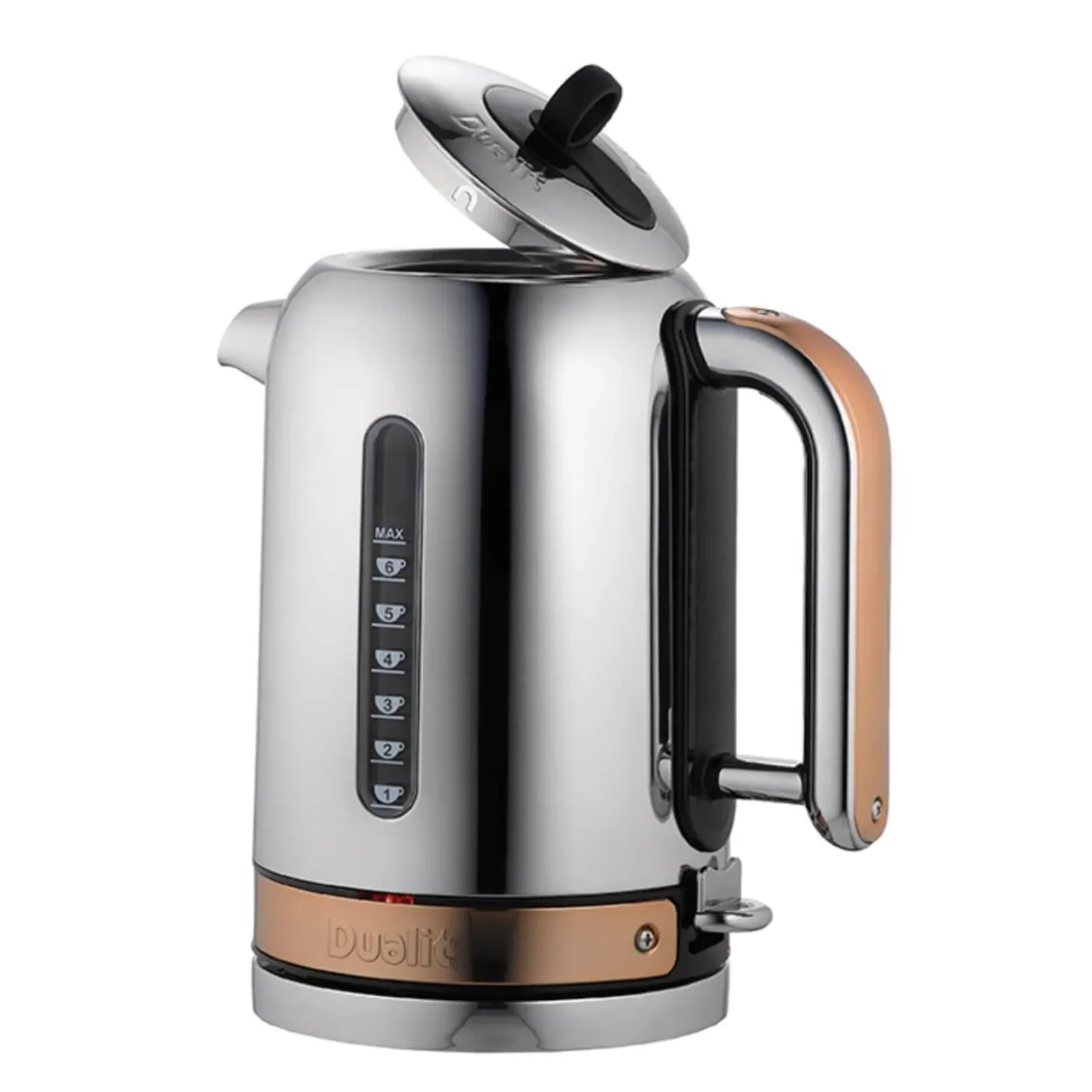 Dualit Classic 1.7 Litre Jug Kettle & 2 Slice Toaster Set - Copper & Chrome