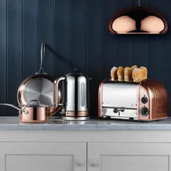 Dualit Classic 72820 1.7 Litre Kettle - Copper & Chrome