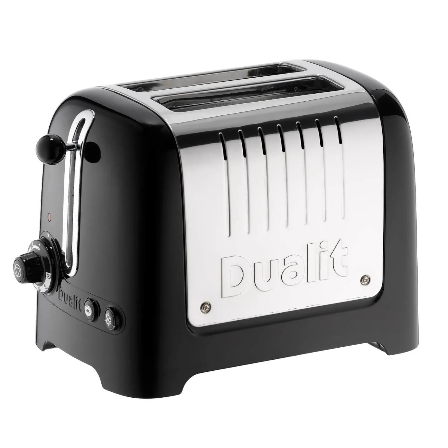 Dualit Lite 1.5 Litre Jug Kettle & 2-Slice Toaster Set - Black & Stainless Steel