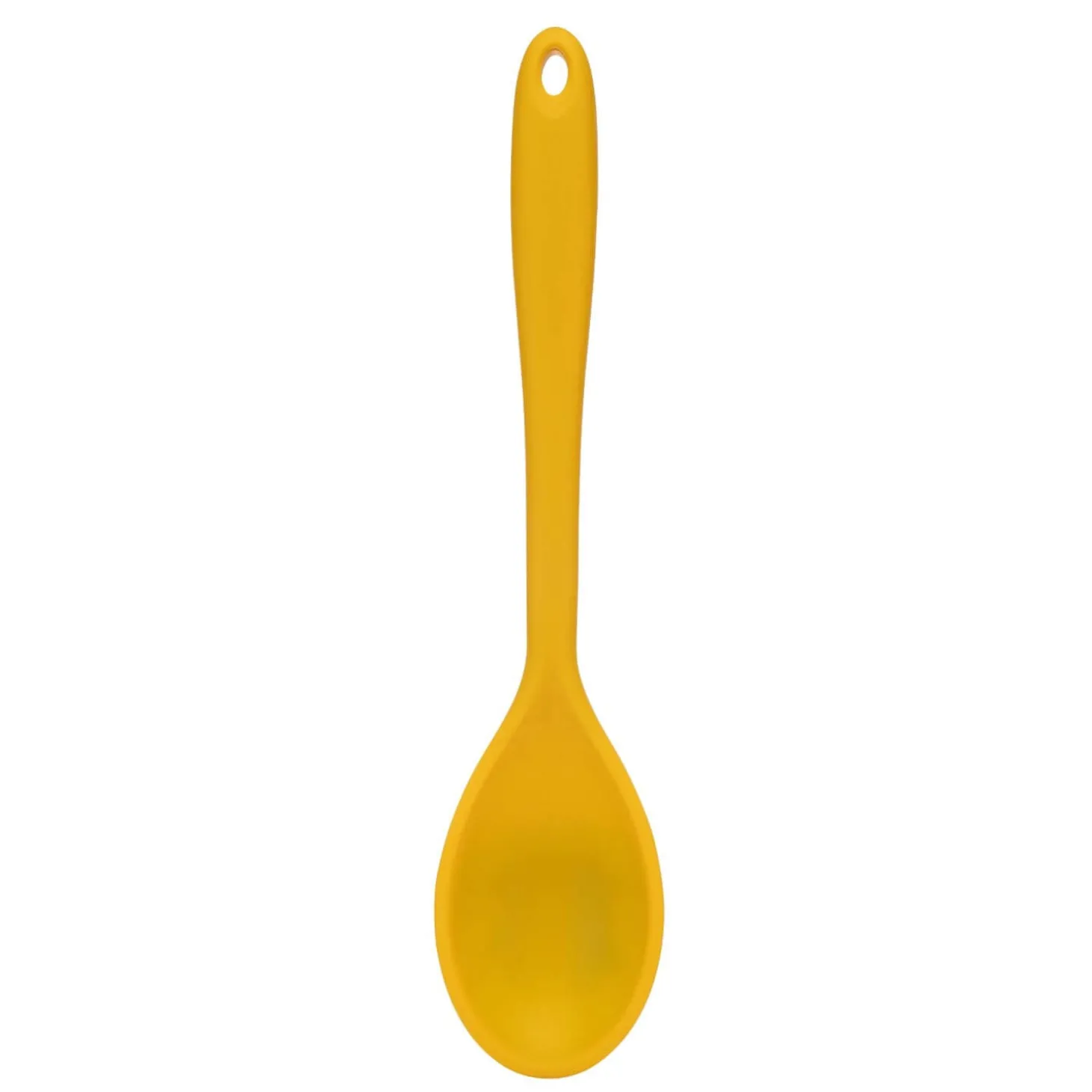 Fusion Twist Silicone Solid Spoon - Yellow