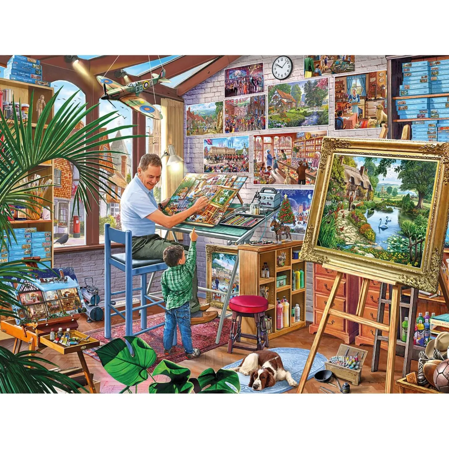 Gibsons 1000 Piece Jigsaw Puzzle - A Work Of Art
