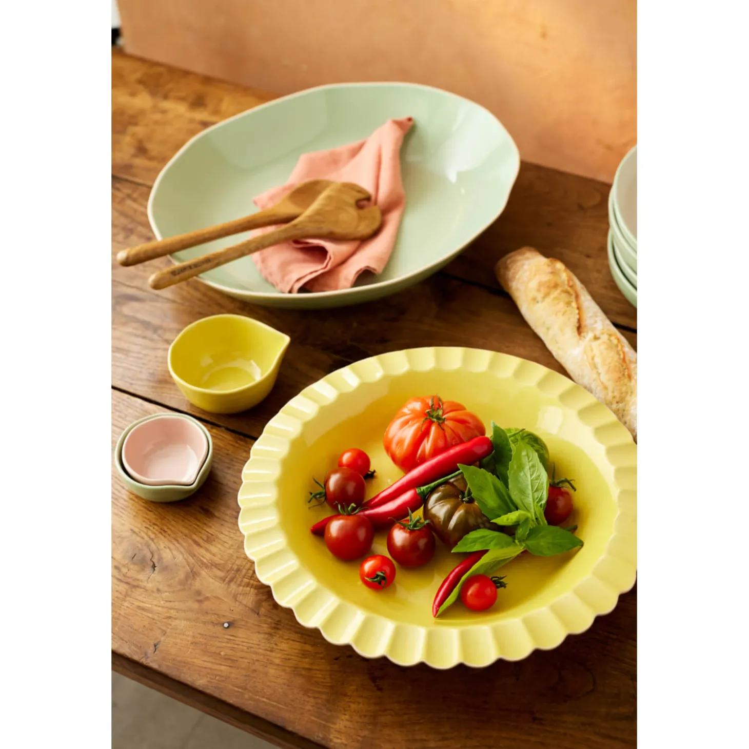 Jamie Oliver Big Love Stoneware 34cm Super Server Bowl - Yellow
