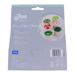 JEM Set of 3 Icing Nozzles - Grass & Hair Collection