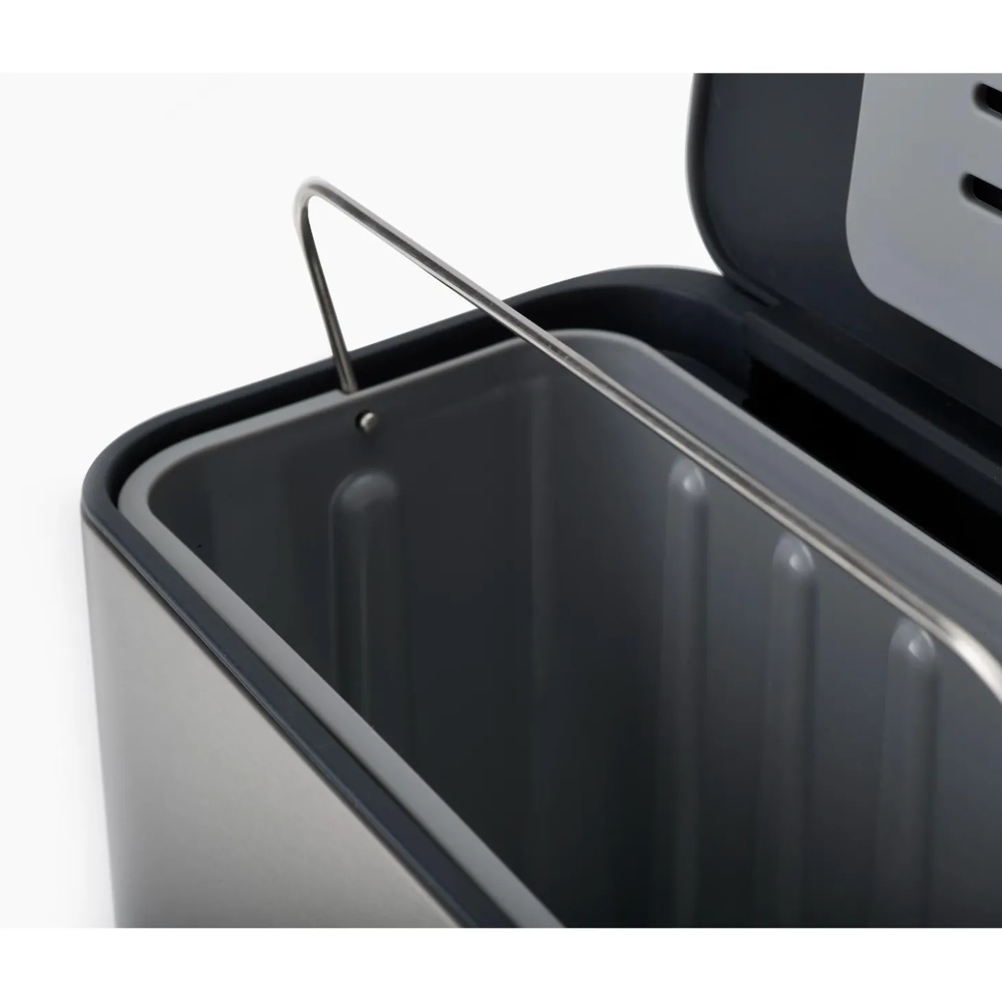 Joseph Joseph Collect 4-Litre Food Waste Caddy - Stainless Steel