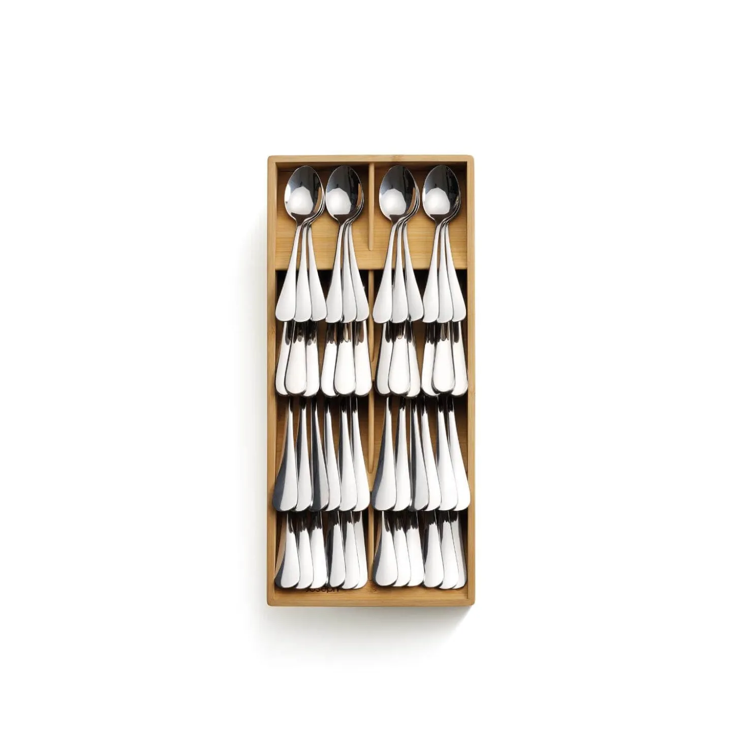 Joseph Joseph DrawerStore Bamboo Tiered Cutlery Organiser
