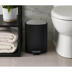 Joseph Joseph EasyStore 5-Litre Pedal Bin - Matt Black