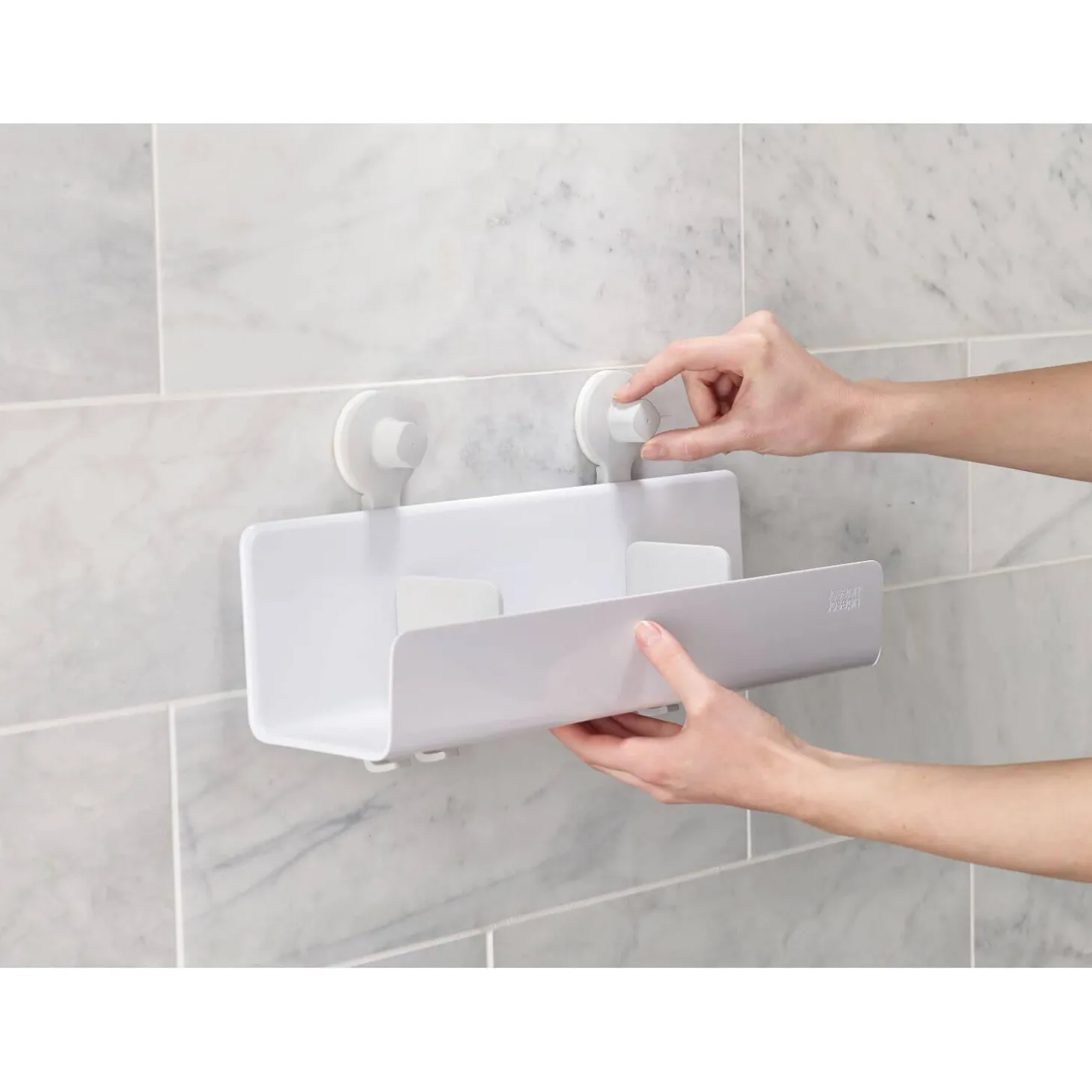 Joseph Joseph EasyStore Large Shower Shelf With Mirror