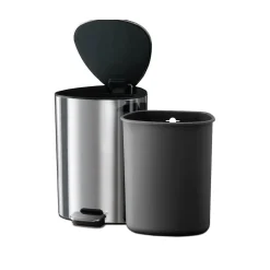 Joseph Joseph EasyStore Luxe 5-Litre Pedal Bin - Stainless Steel