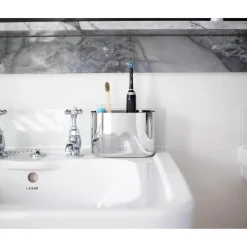 Joseph Joseph EasyStore Luxe Stainless Steel Large Toothbrush Caddy