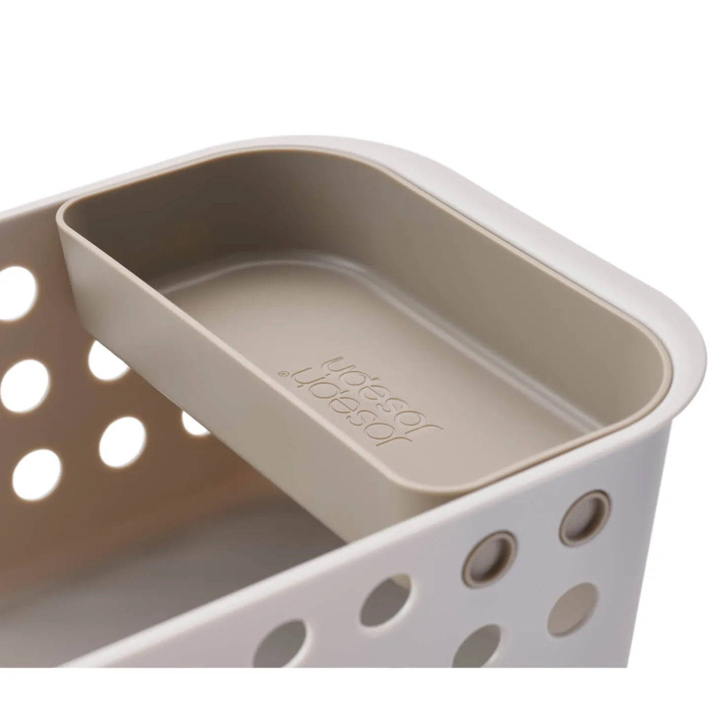 Joseph Joseph EasyStore Small Bathroom Storage Basket - Ecru