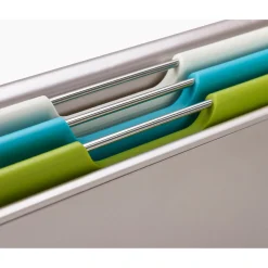 Joseph Joseph Editions Folio Slim 3-Piece Hanging Chopping Board Set - Multi Coloured