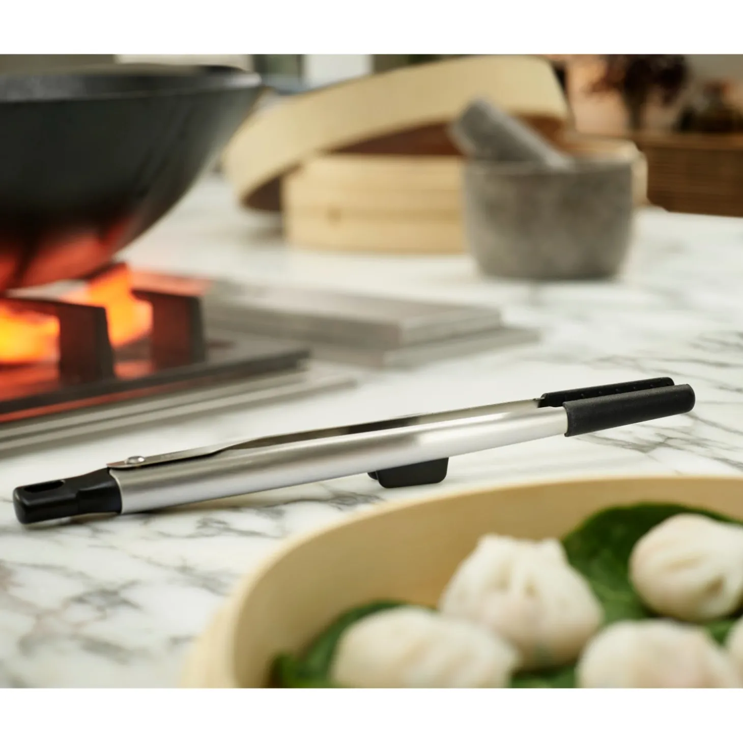 Joseph Joseph Elevate Fusion Stainless Steel & Silicone Precision Tongs