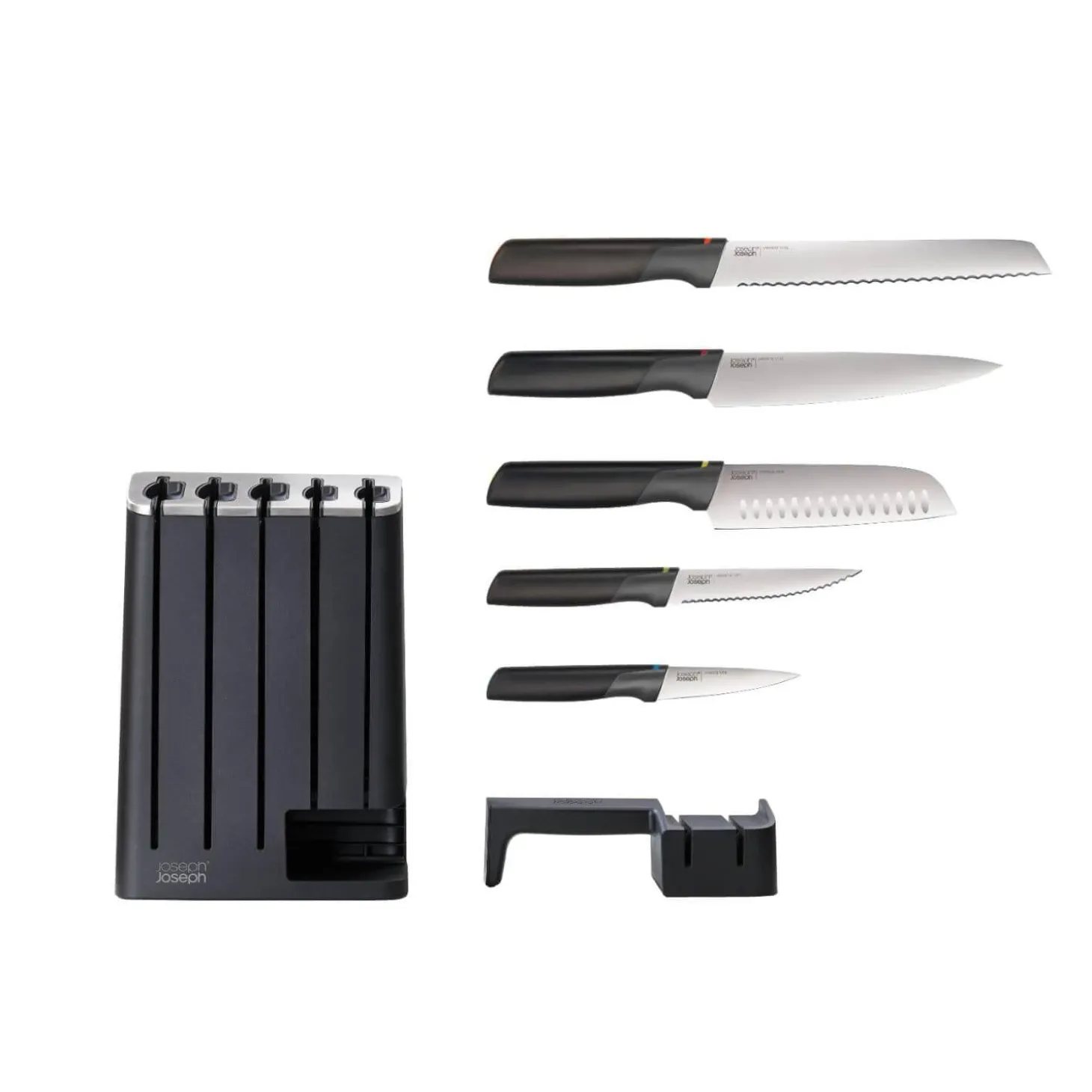 Joseph Joseph Elevate Slim 5 Piece Kitchen Knife Block