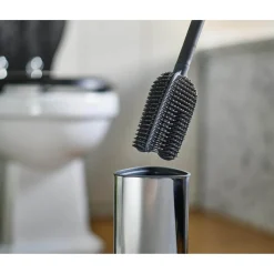 Joseph Joseph Flex 360 Luxe Toilet Brush - Stainless Steel