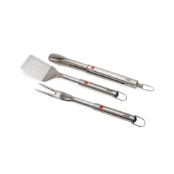 Joseph Joseph GrillOutâ„¢ Stainless Steel BBQ 3-Piece Retractable Turner, Tongs & Fork Set