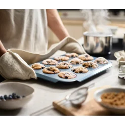 Joseph Joseph Nest™ Bake Oven 12 Cup Non-Stick Muffin Tin - Blue