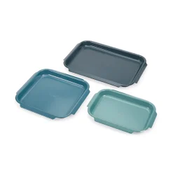 Joseph Joseph Nestâ„¢ Bake Oven Non-Stick 3 Piece Baking Tray Set - Blue