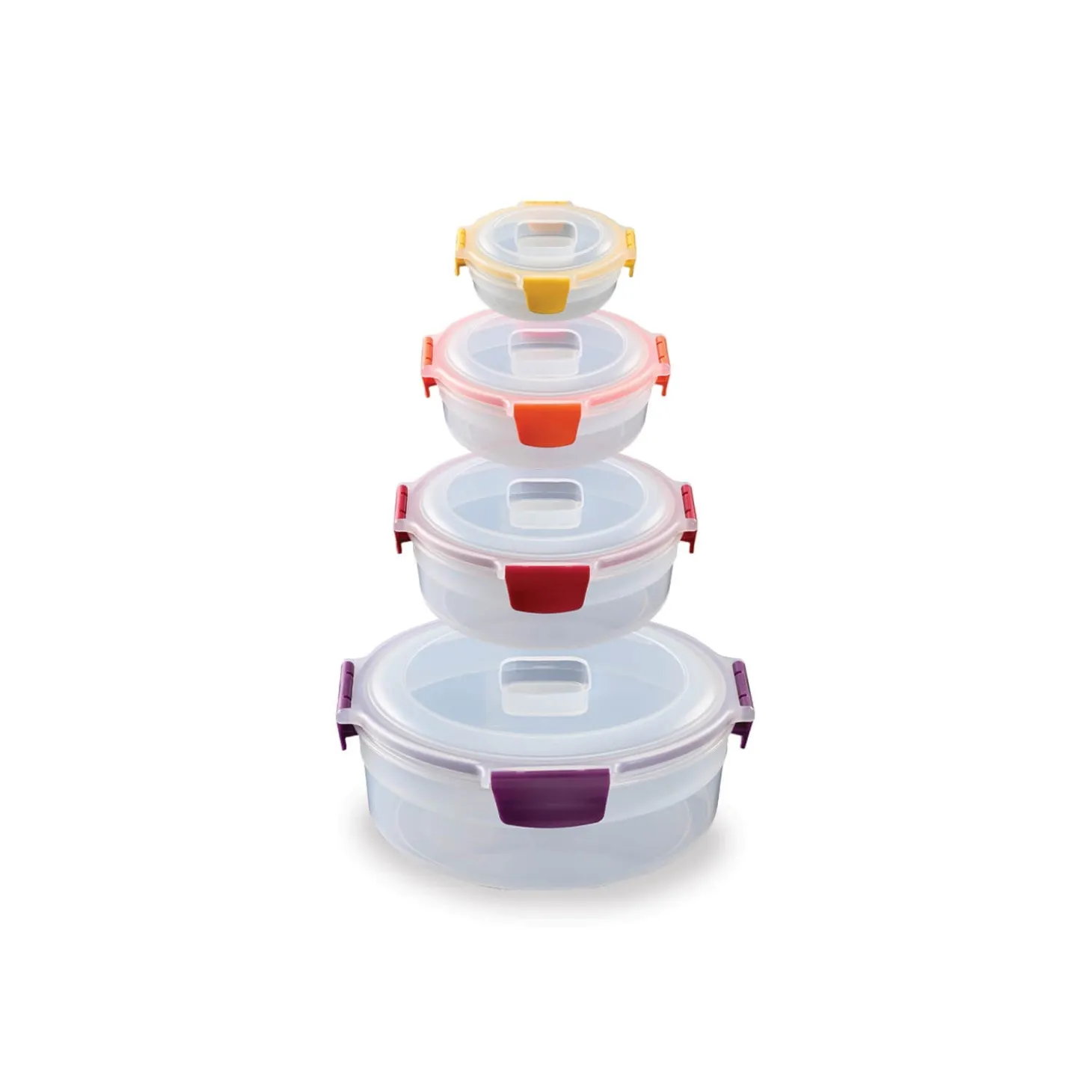 Joseph Joseph Nest™ Lock 4-Piece Multi-Size Round Food Container Set