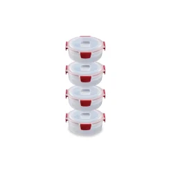 Joseph Joseph Nestâ„¢ Lock 4-Piece 1 Litre Round Food Container Set