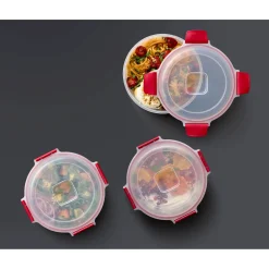 Joseph Joseph Nest™ Lock 4-Piece 1 Litre Round Food Container Set