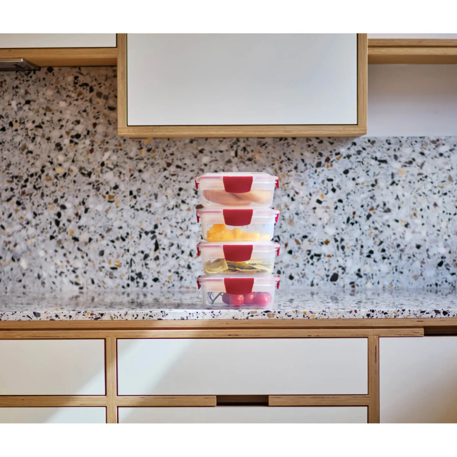 Joseph Joseph Nest™ Lock 4-Piece 1 Litre Round Food Container Set