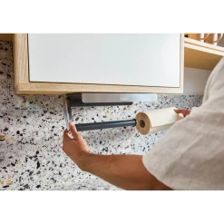 Joseph Joseph RollGrip Under-Shelf Stainless Steel Kitchen Roll Holder