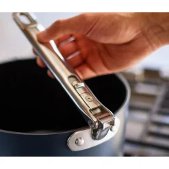 Joseph Joseph Space 19cm Non-Stick Folding Handle Saucepan & Lid - Midnight Blue