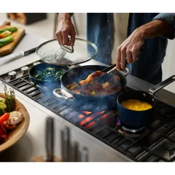 Joseph Joseph Space 19cm Non-Stick Folding Handle Saucepan & Lid - Midnight Blue