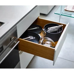 Joseph Joseph Space 15cm Non-Stick Folding Handle Saucepan & Lid - Midnight Blue