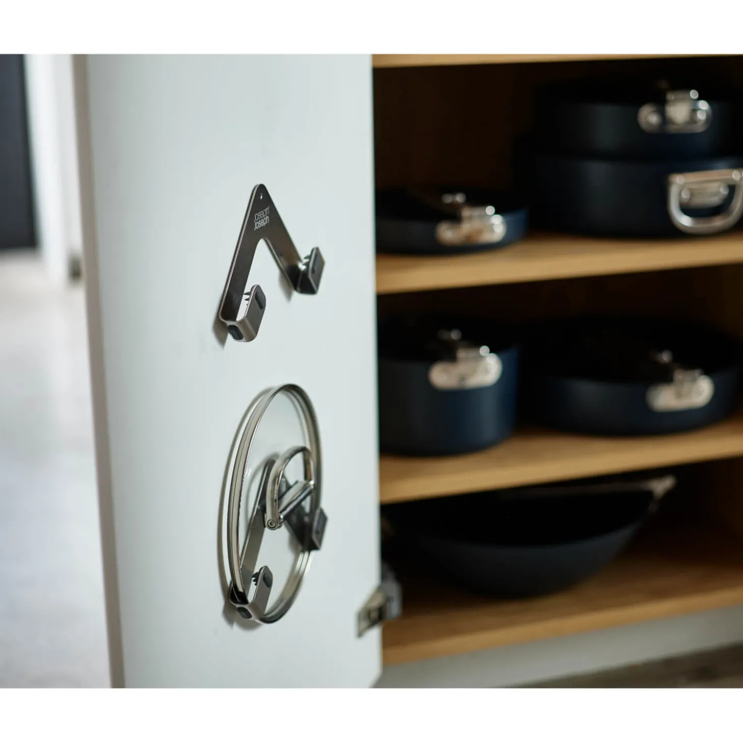Joseph Joseph Space Stainless Steel Pan Lid Holders - Pack of 2