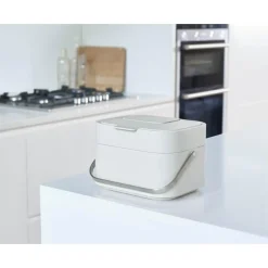 Joseph Joseph Stack 4 Food Waste Caddy - Stone