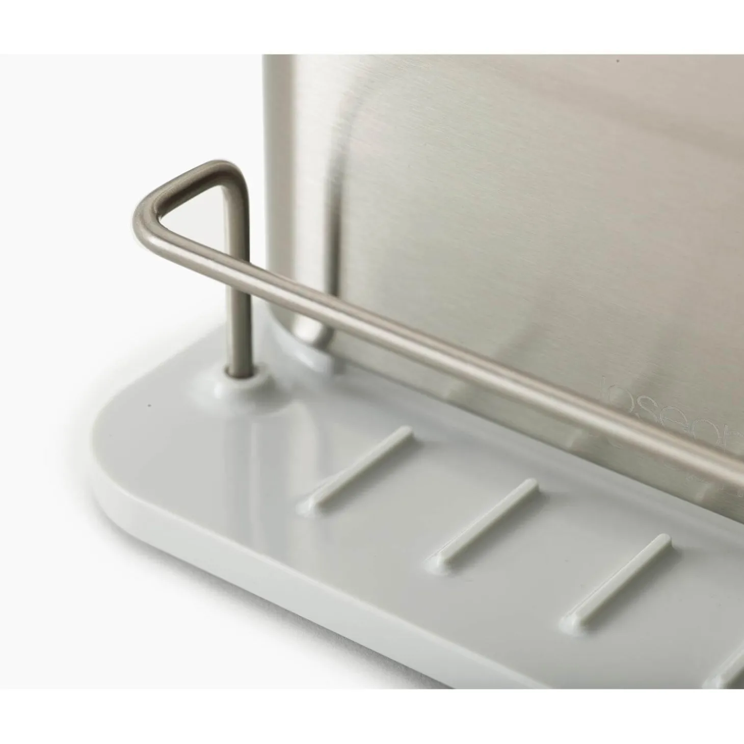 Joseph Joseph Surface Stainless Steel Sink Tidy - Light Stone