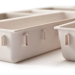 Joseph Joseph Viva 7-Piece Make-Up Drawer Organiser Set - Shell