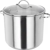 Judge Essentials 28cm Stainless Steel 13 Litre Stockpot with Glass Lid
